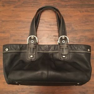 Authentic Coach black purse